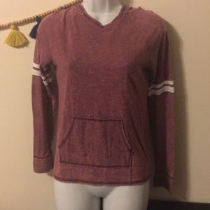 Hoody - Mudd maroon size 14 - Junior